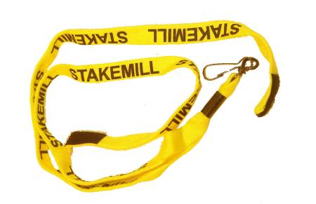 Stakemill 1/2 Inch Wide Cotton Stylus Lanyard (Set) Yellow