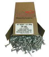 SOKKIA Stake tacks 1lb Box 813270 - Click Image to Close