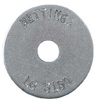 Aluminum 1-1/2 Inch HD Stamped Washer Disc 3/32" Thick - Click Image to Close