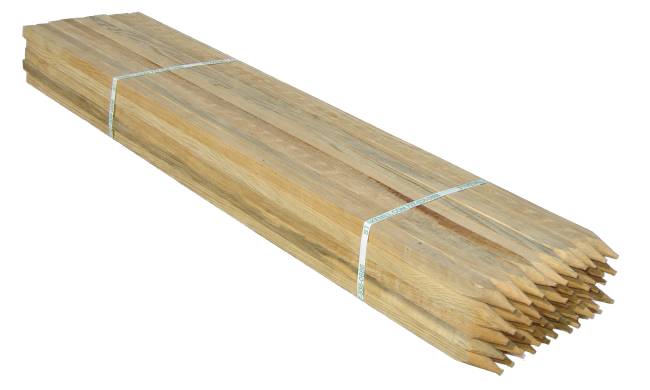 48 Inch 1x1 Imported Hardwood Survey Stakes (50pcs) - Click Image to Close